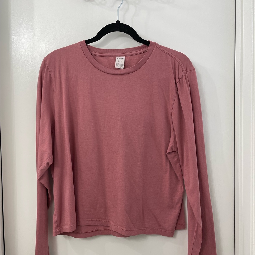 PINK Victoria's Secret Mauve Long Sleeve Tee